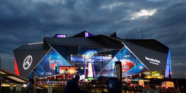 Mercedes-Benz Stadium, a day before this past Sunday's Super Bowl LIII. (AP Photo/David Goldman)