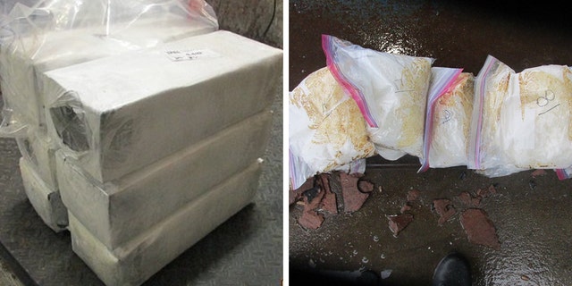 A series of drug busts by Border Patrol agents over the last week led to roughly $4.8 million in meth being seized, officials said Monday.