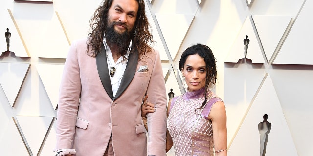 Jason Momoa and Lisa Bonet at the 91st Annual Academy Awards in Hollywood, California. (Photo by Steve Granitz/WireImage)