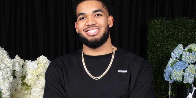 Nike athlete, Karl-Anthony Towns, arrives at the Jordan Brand All-Star Celebration on Friday, Feb. 15, 2019 in Charlotte, NC.