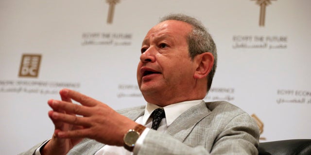 FILE: Egyptian billionaire businessman Naguib Sawiris.