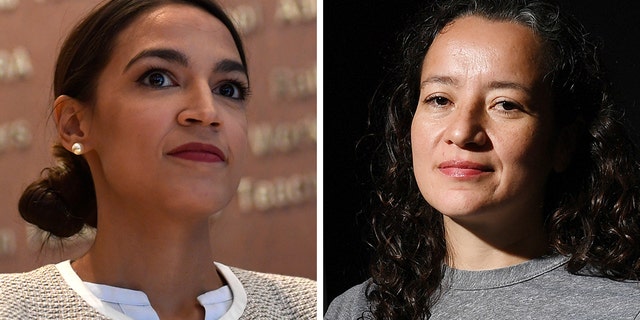 Ana Maria Archila of New York, N.Y., right, will be the guest of Rep. Alexandria Ocasio-Cortez, D-N.Y., for the State of the Union.