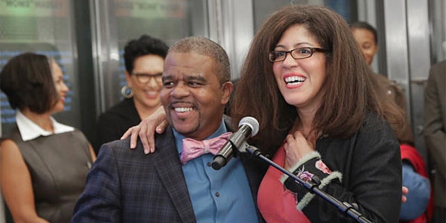 Richard Pryor Jr. and his sister Rain Pryor. (Getty Images)