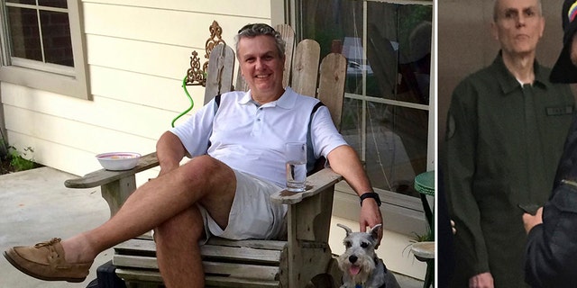 This photo combo shows Citgo executive Tomeu Vadell at his home in Lake Charles, Louisiana in July 2015, left, and three and a half years later while in confinement in a Venezuelan jail in January 2019.
