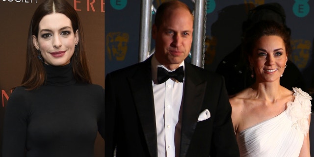 Anne Hathaway said she learned one parenting tip from Prince William and Kate Middleton.