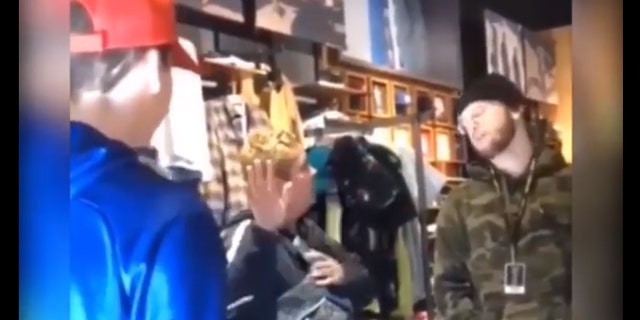An employee of a Vans shoe store in Kansas was fired after he allegedly told a 14-year-old customer wearing a "Make American Great Again" hat "f--k you"