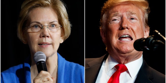 Sen. Elizabeth Warren and President Donald Trump (Photo: AP Photo/Charlie Neibergall and AP Photo/ Evan Vucci)