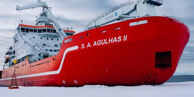 The research vessel and icebreaker S.A. Agulhas II (Weddell Sea Expedition 2019)