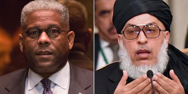 Lt. Col. Allen West (left) expressed his ‘disgust’ with recent reports Wednesday that five members of the Taliban negotiation team - led by Mullah Abbas Stanikzai (right) - meeting with a United States envoy to end America’s war in Afghanistan are former Guantanamo Bay detainees released in 2014.