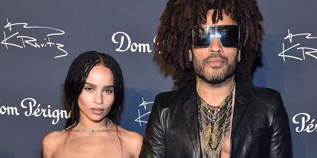 Zoe and Lenny Kravitz shared a fun, NSFW exchange on Instagram.