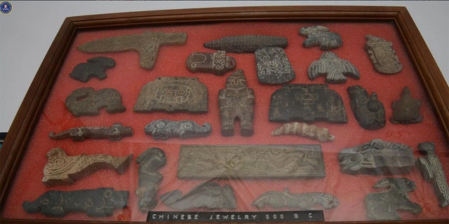 Artifacts discovered by the FBI. 