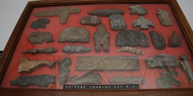 The artifacts discovered by the FBI.