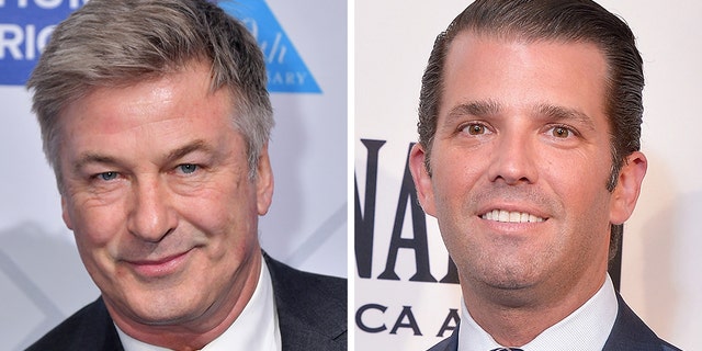 Alec Baldwin and Donald Trump Jr., engaged in a Twitter sparring match on Tuesday.