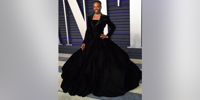 Billy Porter arrives at the Vanity Fair Oscar Party on Sunday, Feb. 24, 2019, in Beverly Hills, Calif.