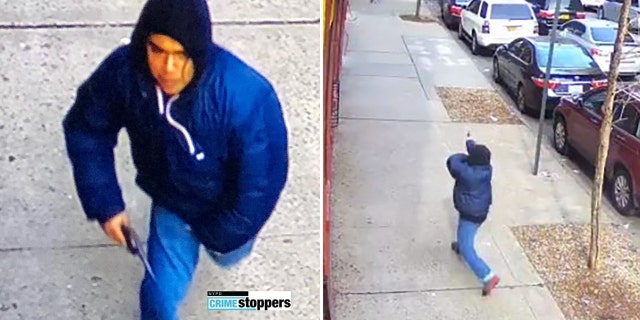 The NYPD is asking for help in locating a man suspected of firing gunshots at a crowd of people last week in a Bronx neighborhood.
