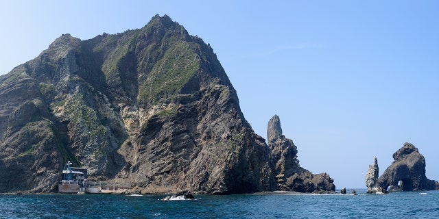Dokdo. A beautiful island at the eastern end of Korea.