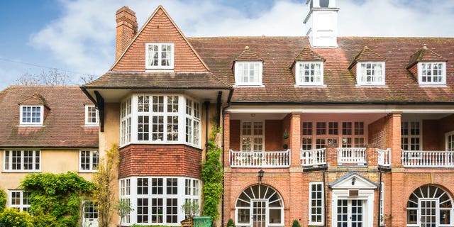 The three-level home, in Nuffield, Oxfordshire, features four double-bedrooms, three baths and a double garage.