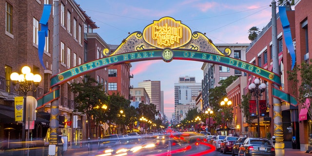 San Diego’s Gaslamp Quarter keeps things going with lively restaurants and bars.
