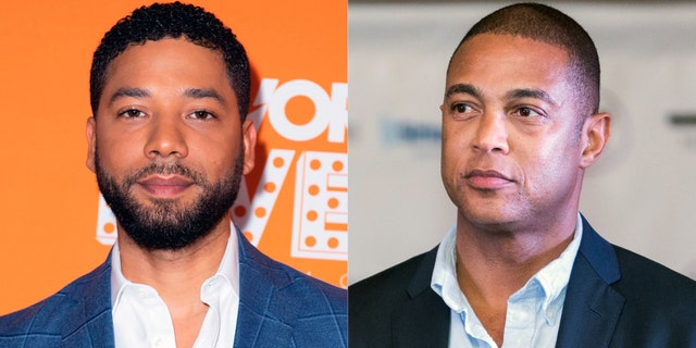 Jussie Smollett, left, testified under oath that he received a text message from CNN's Don Lemon, right, that his account wasn't believable in the early parts of the Chicago Police Department's investigation into the alleged hate crime attack Smollett said he endured in 2019.