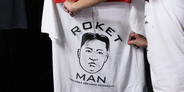 Vietnamese designed Truong Thanh Duc has sold hundreds of novelty T-shirts with Kim Jong Un's face on them ahead of the second summit between the North Korean dictator and President Trump
