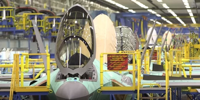 A peak inside a Lockheed Martin factory.