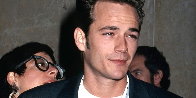 Actor Luke Perry attends the 51st Annual Golden Apple Awards on December 8, 1991 in Los Angeles, California.