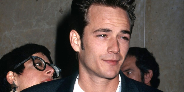 Actor Luke Perry attends the 51st Annual Golden Apple Awards on December 8, 1991 in Los Angeles, California.