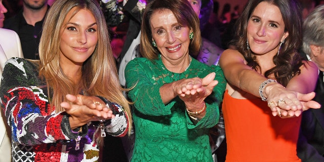 Yael Cohen, Nancy Pelosi, and Jessie Muscio