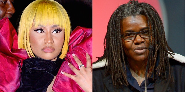 Nicki Minaj (left) and Tracy Chapman (right) have settled a copyright lawsuit. 