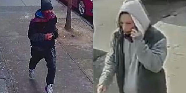 Two persons of interest police are still seeking in the wake of Sunday's New York City Subway shooting.