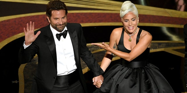 Bradley Cooper and Lady Gaga perform on stage at the 91st Academy Awards at Dolby Theater on February 24, 2019 in Hollywood, California.