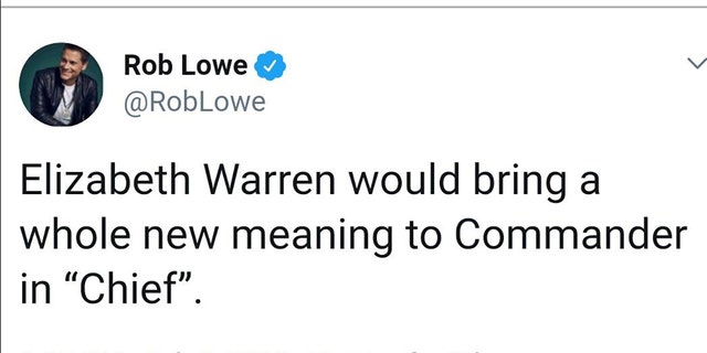Rob Lowe Funny Rob-lowe-warren-chief-tweet