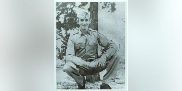 POW Roger Dumas before leaving for North Korea in 1950.<br><br>