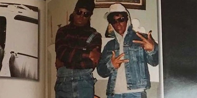 Two Baton Rouge, La., police officers are seen wearing blackface as part of an undercover narcotics operation in 1993. The photo of the two officers resurfaced this week.