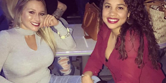 Savannah Spurlock with her best friend, Sabrina Speratos. Speratos says Spurlock would have “jumped out of the car” if she knew the three men she was last seen with planned on driving her one hour south to rural Garrard County