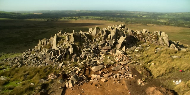 Quarrying of the 'bluestones' used in the construction of Stonehenge took place 180 miles away in Wales 5,000 years ago, according to a new study. Excavations at two Welsh quarries - known to be the source of the Stonehenge 'bluestones' - have provided new evidence of megalith quarrying around 3000 BC. (Credit: SWNS) 