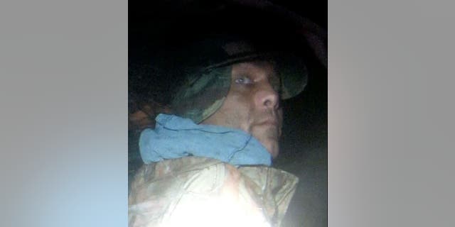 A suspect identified as Christopher James Wallace, 38, allegedly shot a police officer multiple times Friday in Auburn, Ala., and later died in a fire, according to police. (Auburn Police Division)