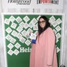 Demi Moore is pretty in pink at The Hollywood Reporter's 2019 Sundance Studio event sponsored by Heineken on January 28, 2019 in Park City, Utah.  