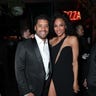 Date night! Russell Wilson and Ciara stop by CAA's Grammy Party at Beauty sponsored by Heineken at Beauty and Essex in Hollywood, Calif. on February 9, 2019.
