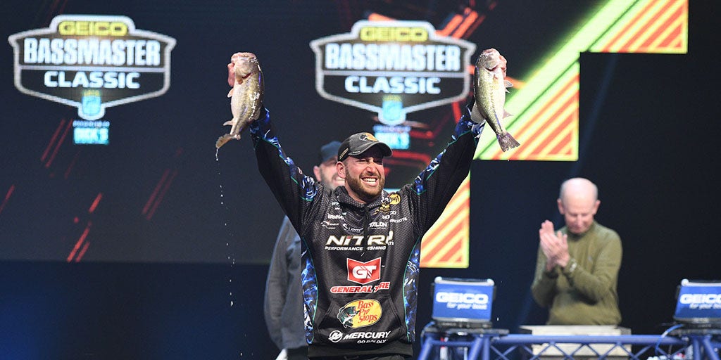Bassmaster Classic winner takes $300G prize in 'Super Bowl' of