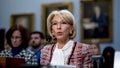 Education Secretary Betsy DeVos speaks during a House Appropriations subcommittee hearing on budget on Capitol Hill in Washington, Tuesday, March 26, 2019. (AP Photo/Andrew Harnik) - Fox News