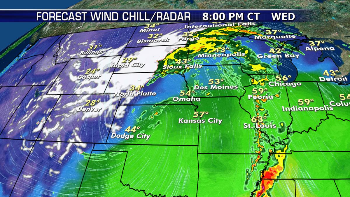 The "bomb cyclone" is expected to bring heavy snow to the Rockies, high winds, and the threat of severe weather.