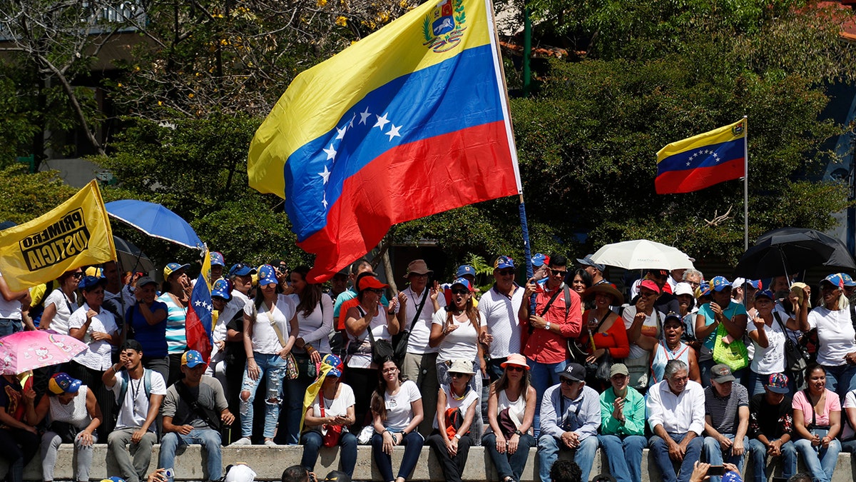 anti-Maduro rally