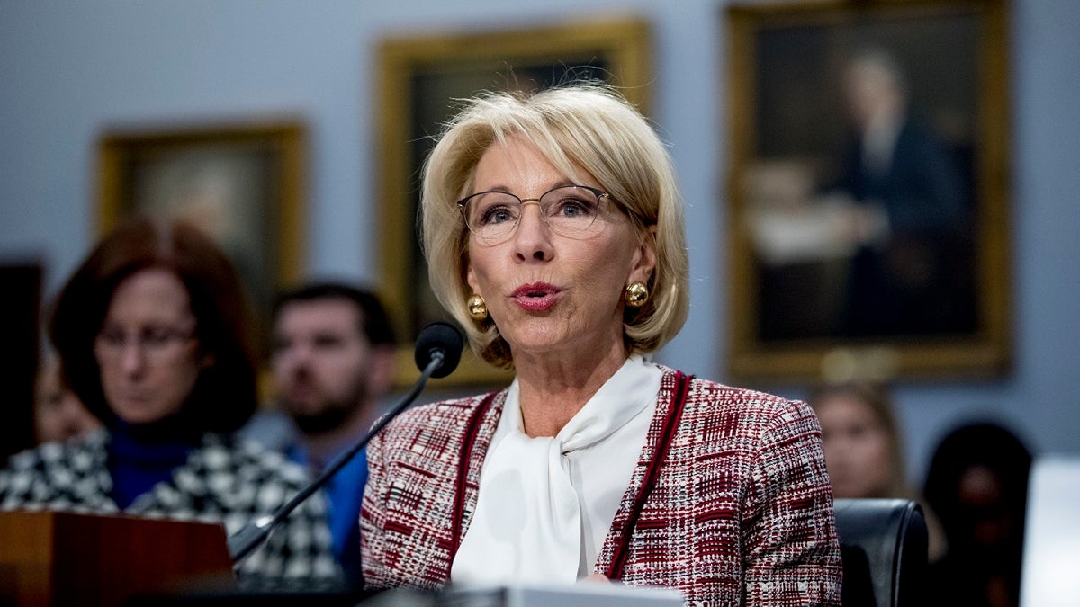 Betsy DeVos budget hearing