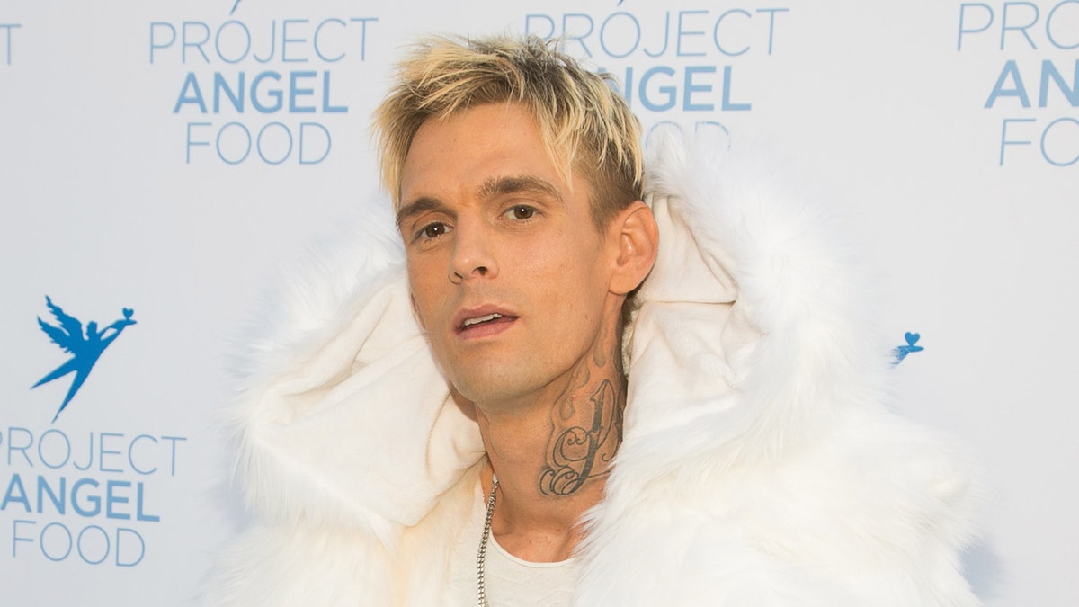 Aaron Carter attends Project Angel Food's 2017 Angel Awards in Los Angeles, California