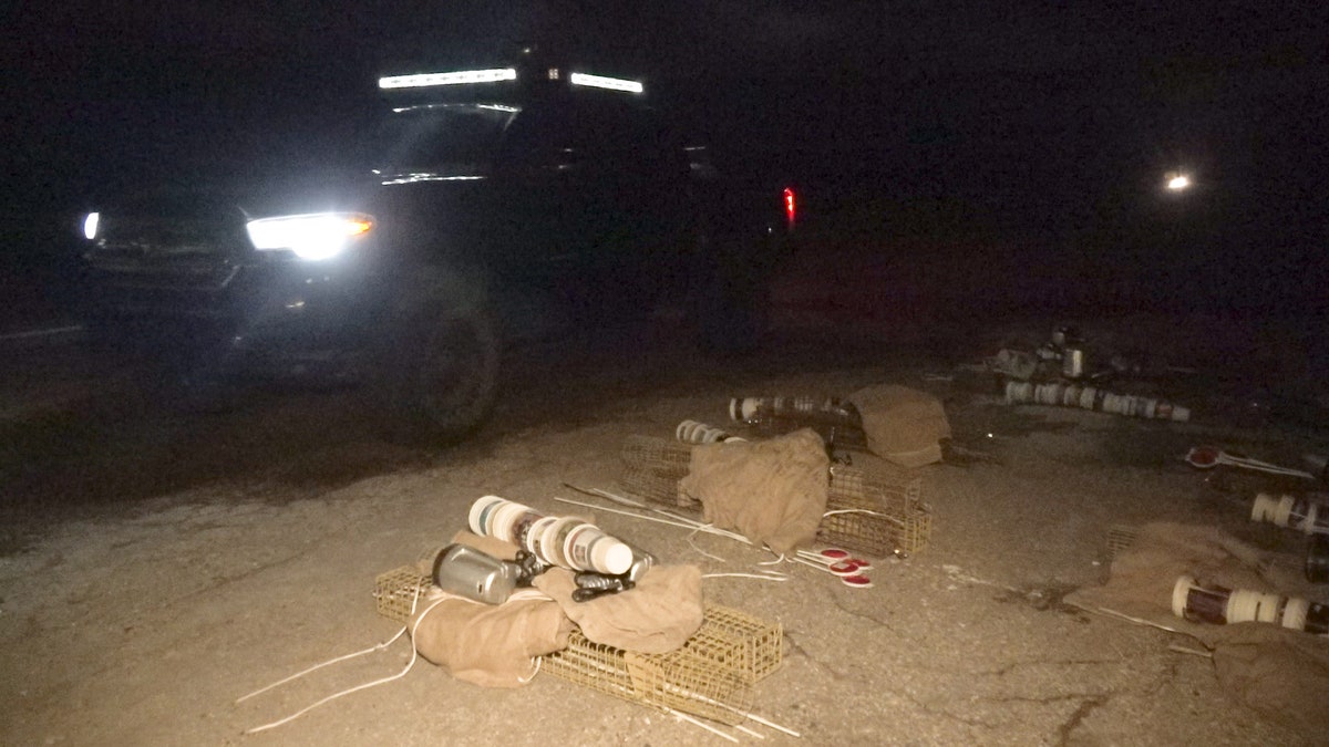 One of the volunteers is Robert Coonrod, who bought a pick-up truck and rigged it with overhead lights specifically for the night-time searches.