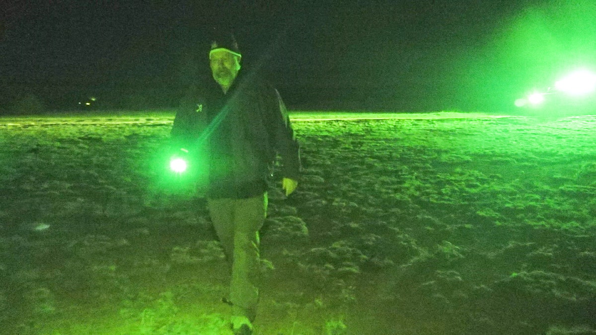 “We're looking for a ferret to be outside his hole. We drive down, he gets curious, looks at the lights, you see the green eye shine, and then it's off to the races,” Coonrod said.