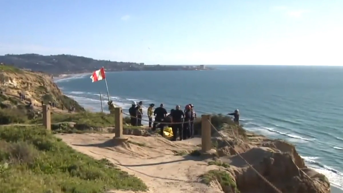 Two paragliders were killed after colliding mid-air and plummeting about 75 feet into a cliffside Saturday at Torrey Pines Gliderport in northern San Diego County.