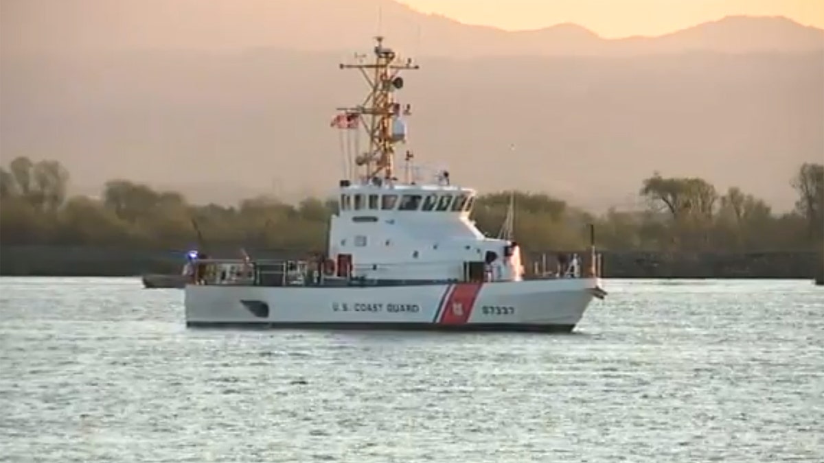 The U.S. Coast Guard located the boat with the children driving in the San Joaquin River on Friday.