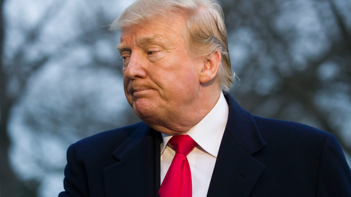 President Donald Trump turns to depart after speaking with the media after stepping off Marine One on the South Lawn of the White House, Sunday, March 24, 2019, in Washington. The Justice Department said Sunday that special counsel Robert Mueller's investigation did not find evidence that President Donald Trump's campaign "conspired or coordinated" with Russia to influence the 2016 presidential election. (AP Photo/Alex Brandon)